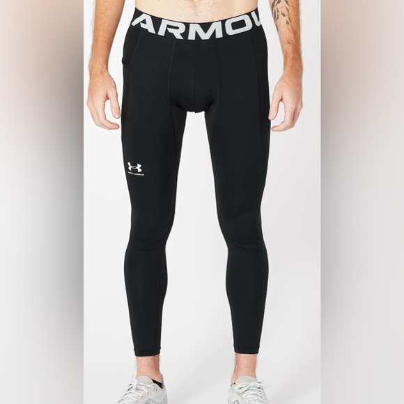 Under Armour Men’s  Leggings Black Small NWT IN PACKAGE - Picture 1 of 10